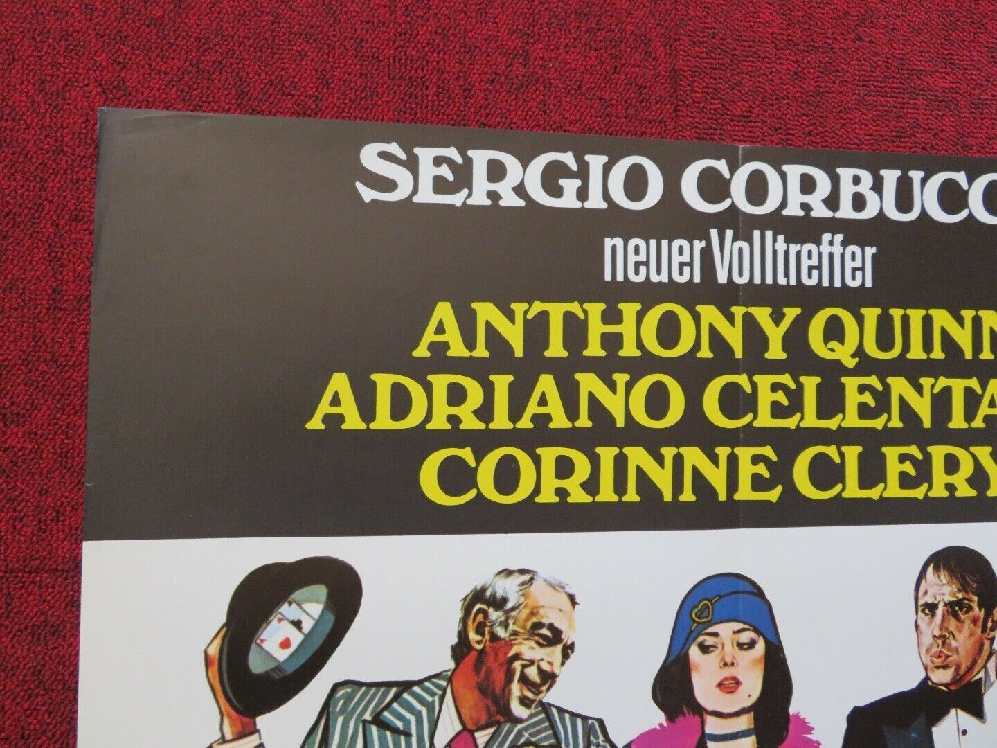 BLUFF / The Con Artists GERMAN A1 ROLLED POSTER ANTHONY QUINN 1976 Movie posters