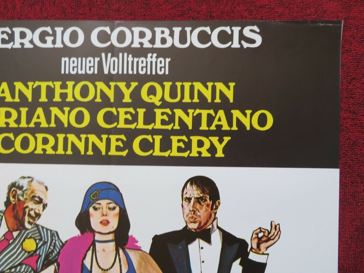 BLUFF / The Con Artists GERMAN A1 ROLLED POSTER ANTHONY QUINN 1976 Movie posters
