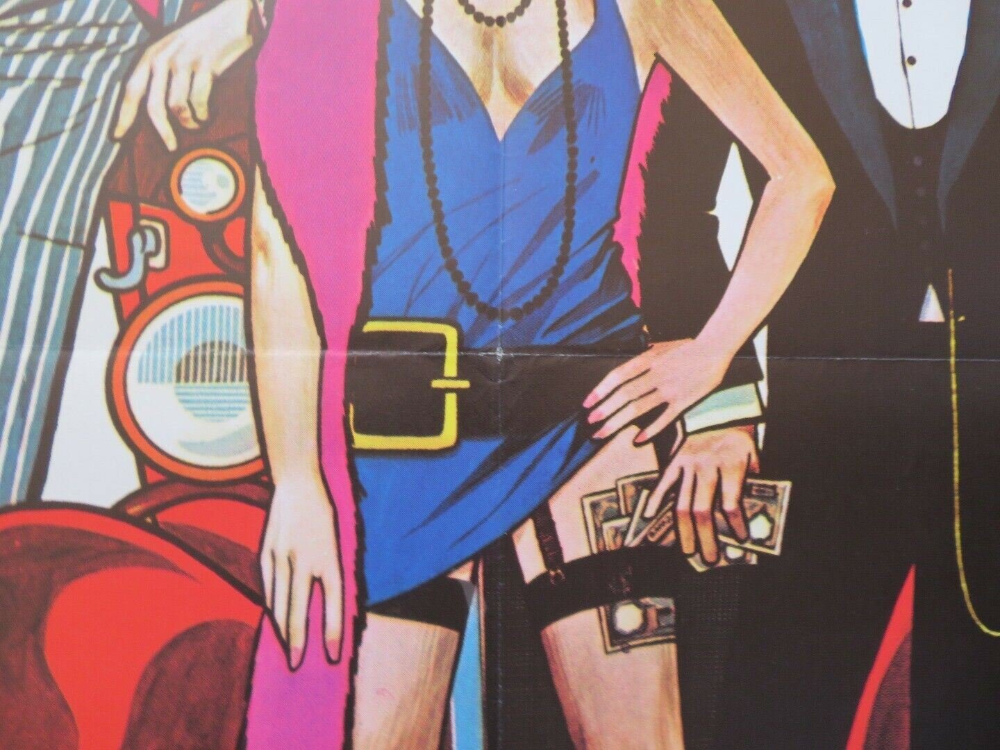 BLUFF / The Con Artists GERMAN A1 ROLLED POSTER ANTHONY QUINN 1976 Movie posters