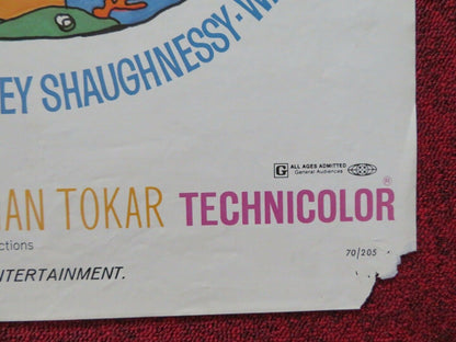 BOATNIKS FOLDED US ONE SHEET POSTER DISNEY ROBERT MORSE 1970 Movie posters