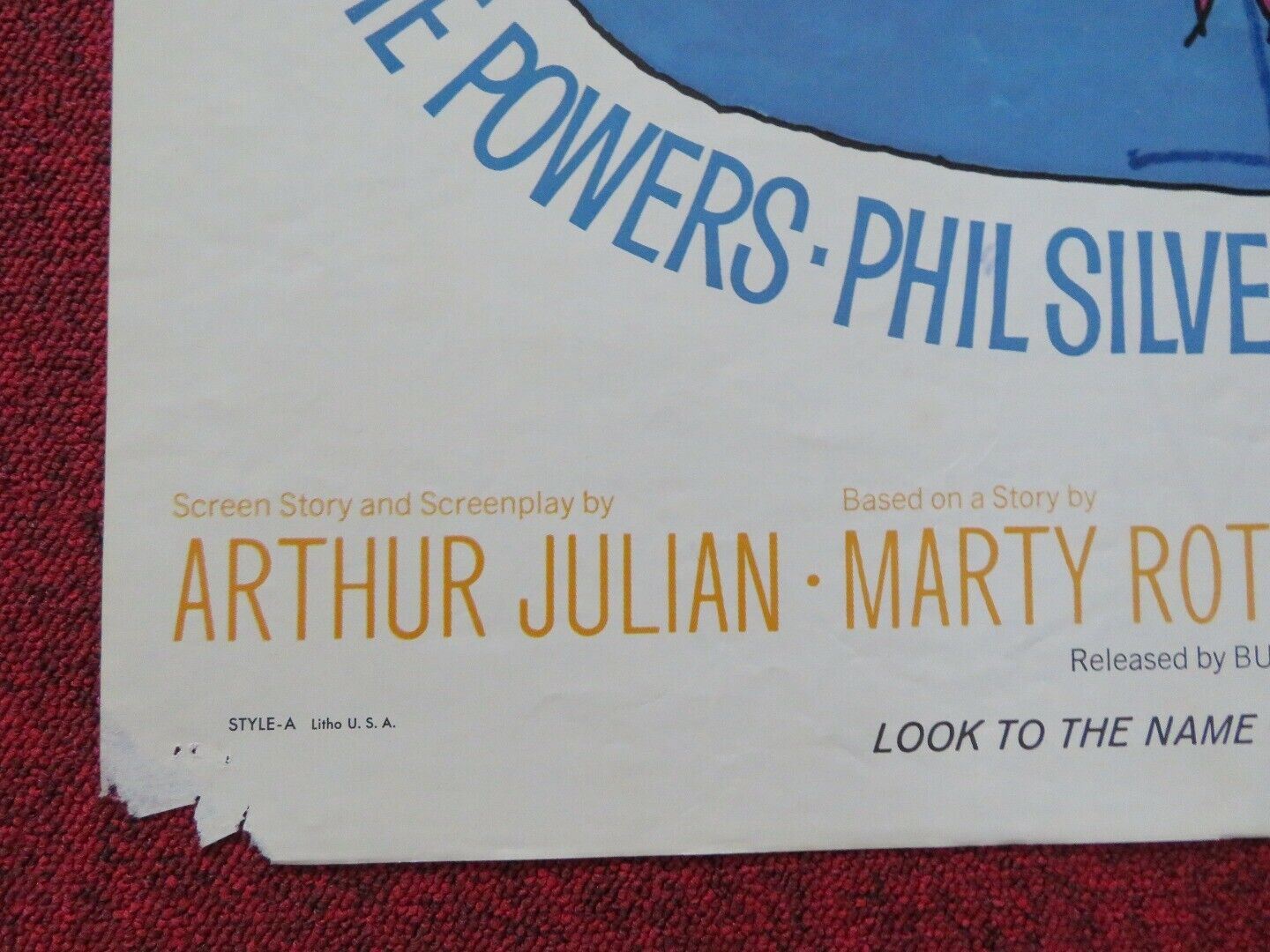 BOATNIKS FOLDED US ONE SHEET POSTER DISNEY ROBERT MORSE 1970 Movie posters