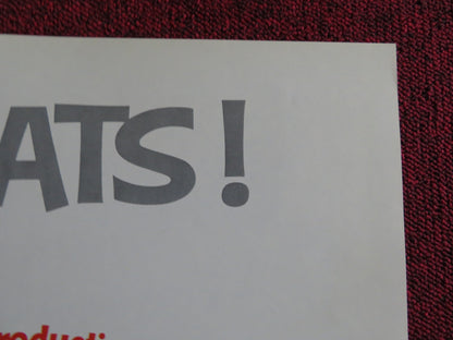 BOATNIKS - STYLE B FOLDED US ONE SHEET POSTER DISNEY ROVERT MORSE 1970 Rendezvous Cinema Movie posters