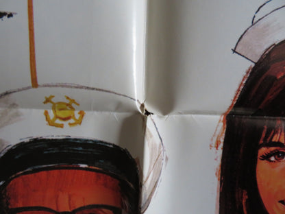 BOATNIKS - STYLE B FOLDED US ONE SHEET POSTER DISNEY ROVERT MORSE 1970 Rendezvous Cinema Movie posters