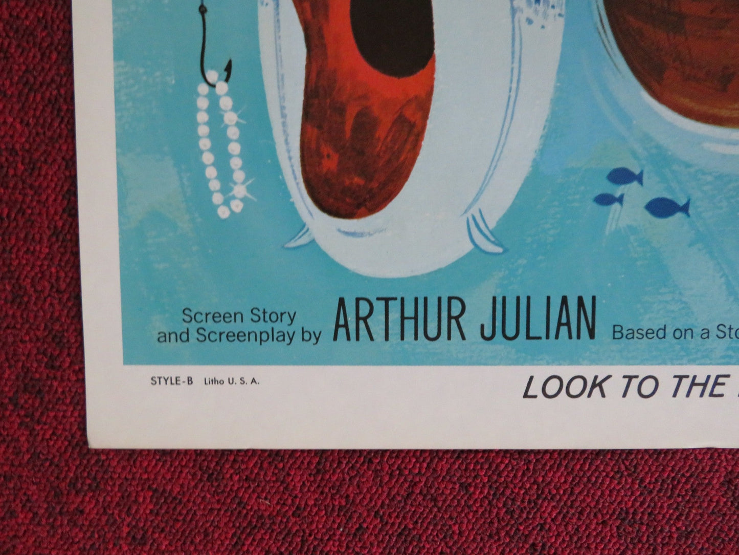 BOATNIKS - STYLE B FOLDED US ONE SHEET POSTER DISNEY ROVERT MORSE 1970 Rendezvous Cinema Movie posters