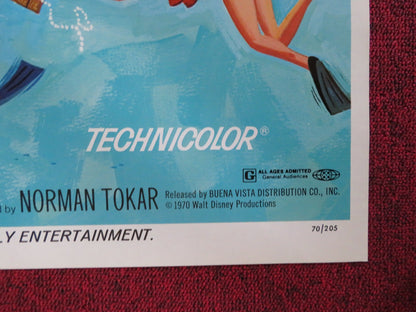 BOATNIKS - STYLE B FOLDED US ONE SHEET POSTER DISNEY ROVERT MORSE 1970 Rendezvous Cinema Movie posters