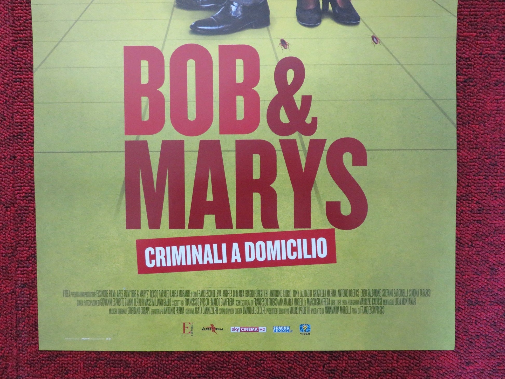 BOB & MARYS ITALIAN LOCANDINA POSTER ROCCO PAPALEO LAURA MORANTE 2018 Rendezvous Cinema Movie posters