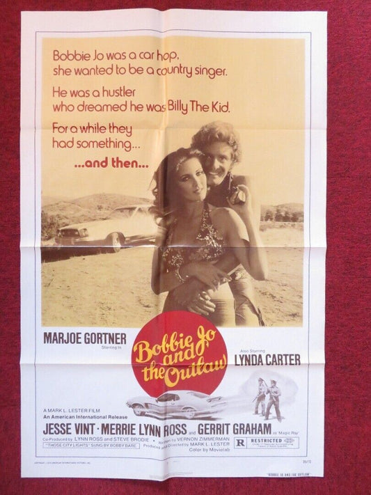 BOBBIE JO AND THE OUTLAW FOLDED US ONE SHEET POSTER JESSE VINT 1976 Movie posters