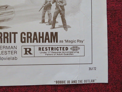 BOBBIE JO AND THE OUTLAW FOLDED US ONE SHEET POSTER JESSE VINT 1976 Movie posters
