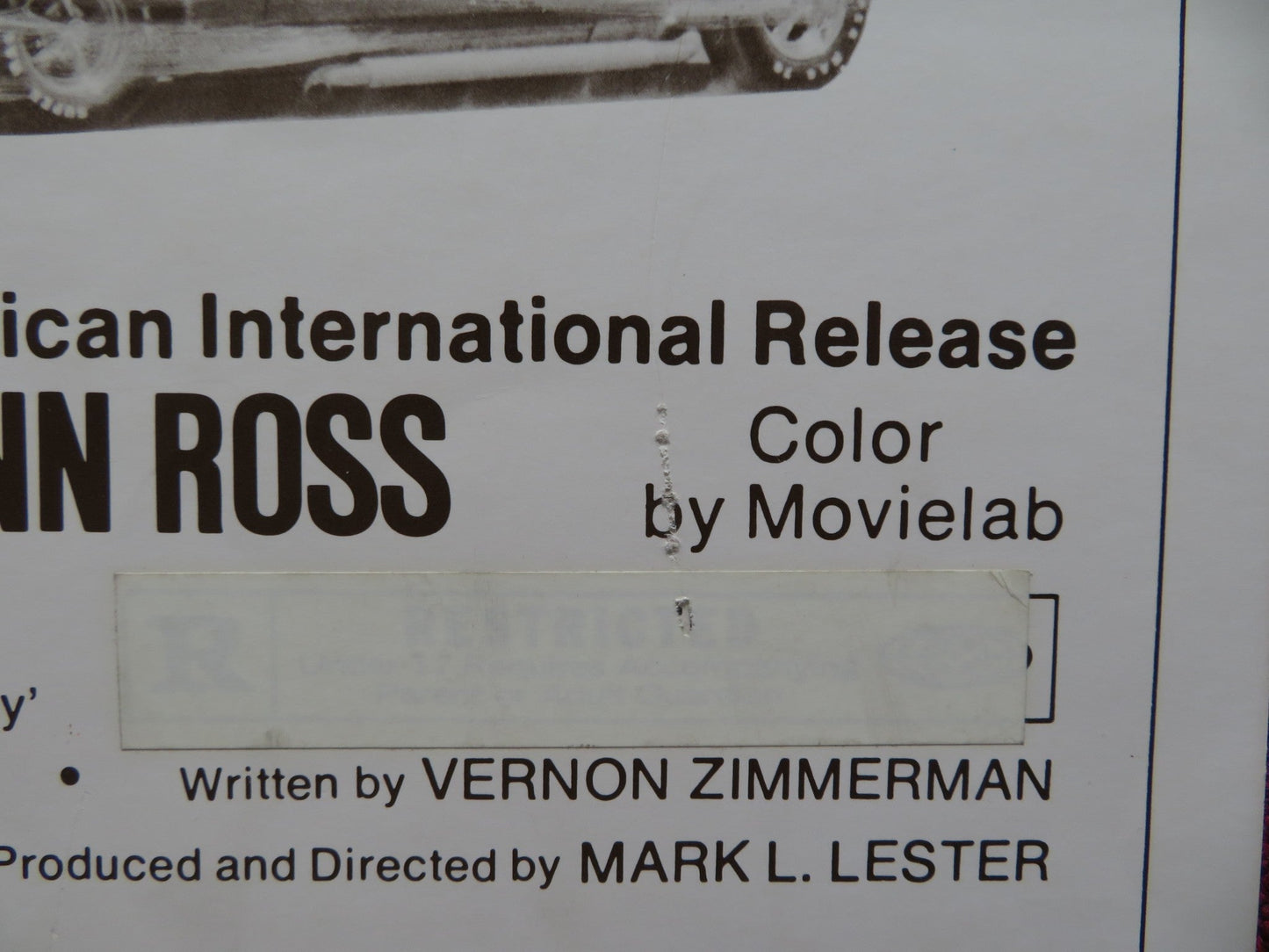 BOBBIE JO AND THE OUTLAW US INSERT (14"x 36") POSTER MARJOE GORTNER CARTER 1976 Rendezvous Cinema Movie posters