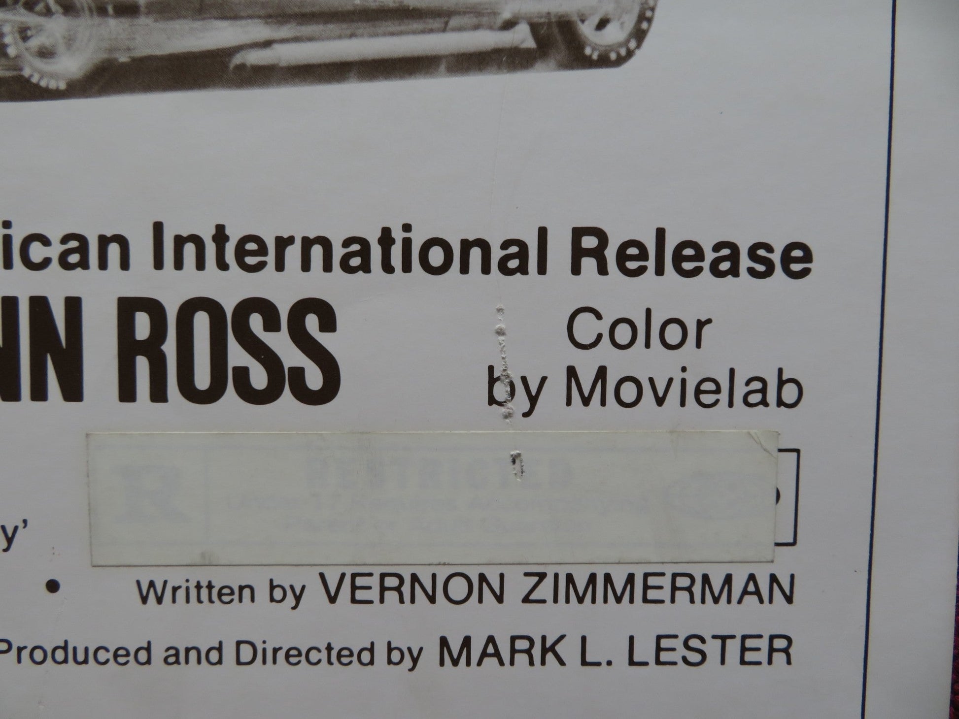 BOBBIE JO AND THE OUTLAW US INSERT (14"x 36") POSTER MARJOE GORTNER CARTER 1976 Rendezvous Cinema Movie posters