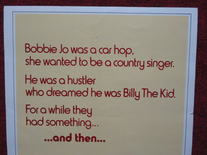 BOBBIE JO AND THE OUTLAW US INSERT (14"x 36") POSTER MARJOE GORTNER CARTER 1976 Rendezvous Cinema Movie posters