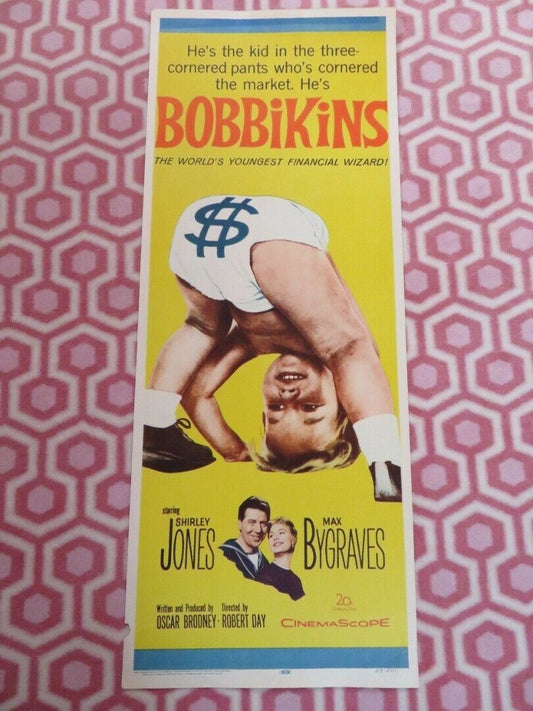 BOBBIKINS US INSERT (14"x 36") POSTER SHIRLEY JONES MAX BYGRAVES 1959 Movie posters