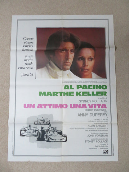 BOBBY DEERFIELD ITALIAN 2 FOGLIO POSTER AL PACINO MARTHE KELLER 1977 Rendezvous Cinema Movie posters