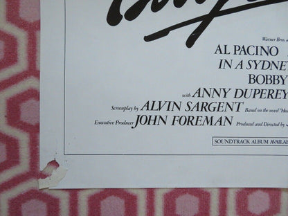 BOBBY DEERFIELD US ONE SHEET (27"x 41") POSTER AL PACINO SYDNEY POLLACK 1977 - Rendezvous Cinema