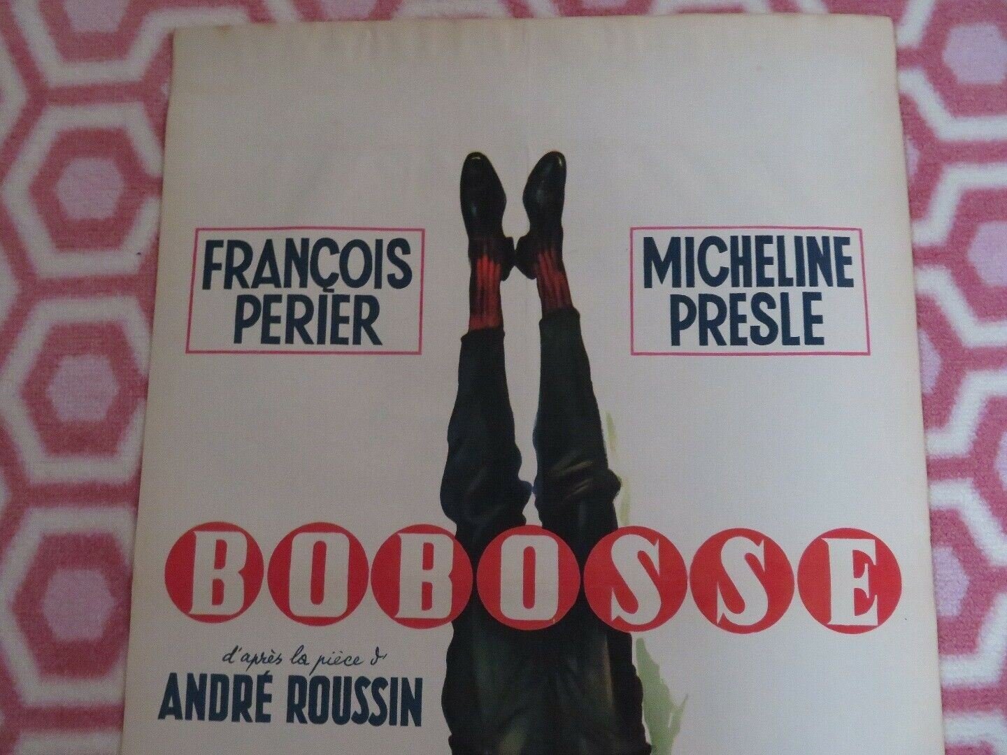 BOBOSSE BELGIUM (21.5"x 14") POSTER FRANCOIS PERIER MICHELINE PRESLE Movie posters