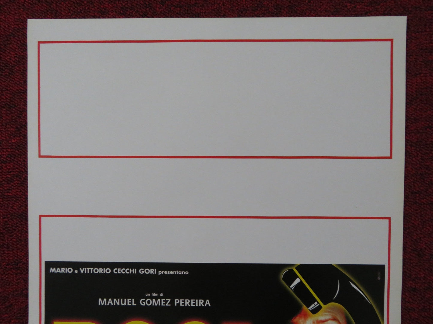 BOCA A BOCA ITALIAN LOCANDINA POSTER JAVIER BARDEM AITANA SANCHEZ GIJON 1999 Rendezvous Cinema Movie posters