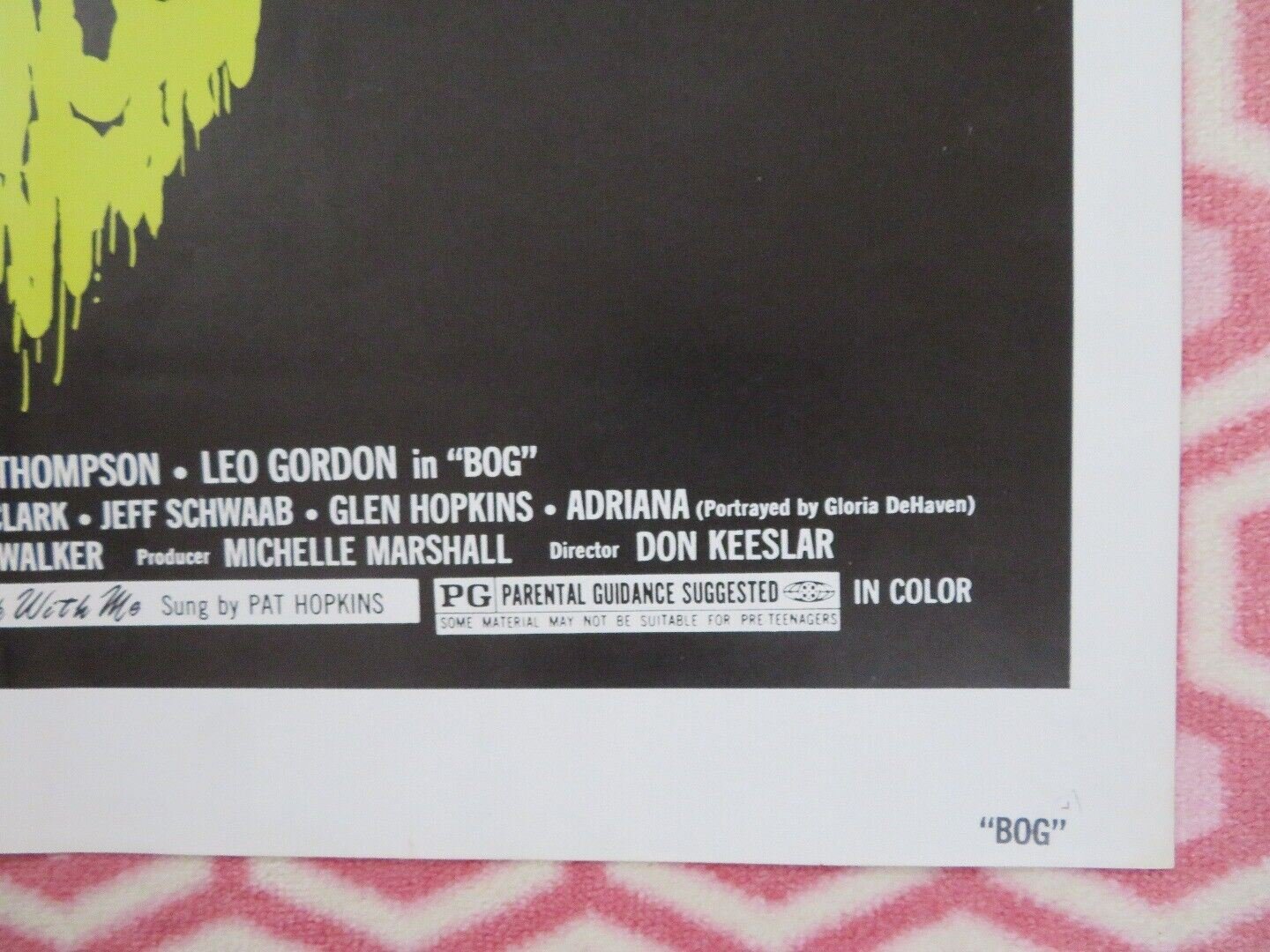 BOG US ONE SHEET POSTER GLORIA DE HAVEN ALDO RAY 1979 Movie posters