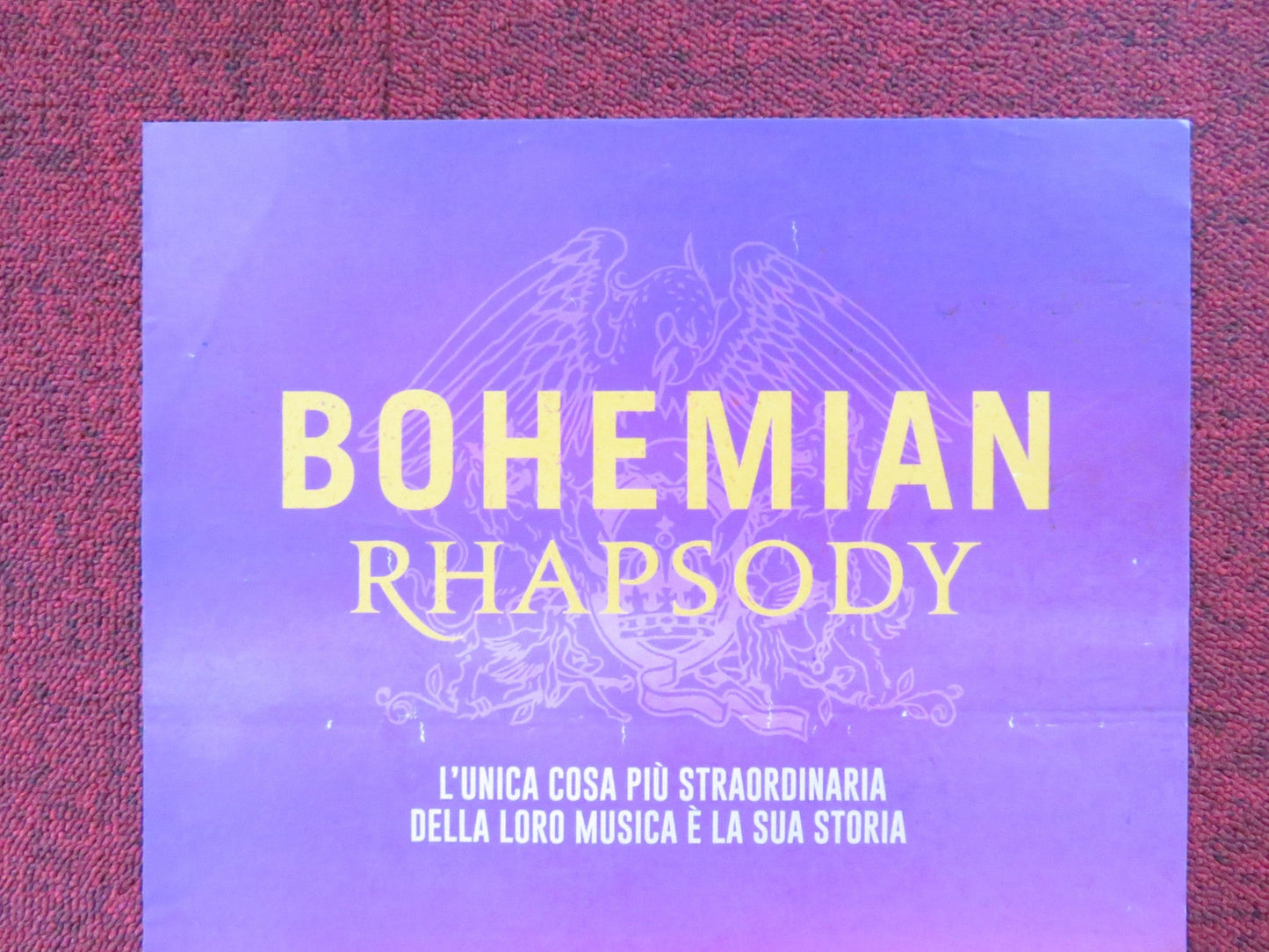 BOHEMIAN RHAPSODY ITALIAN LOCANDINA POSTER RAMI MALEK LUCY BOYNTON 2018 Rendezvous Cinema Movie posters
