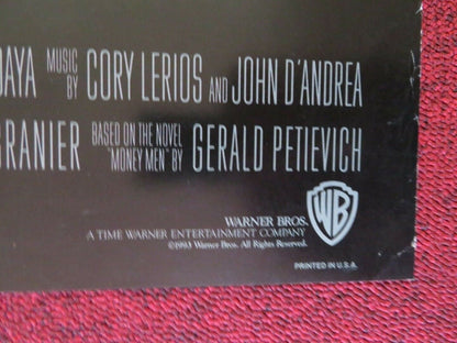 BOILING POINT ONE FOLDED US ONE SHEET POSTER WESLEY SNIPES DENNIS HOPPER 1993 - Rendezvous Cinema