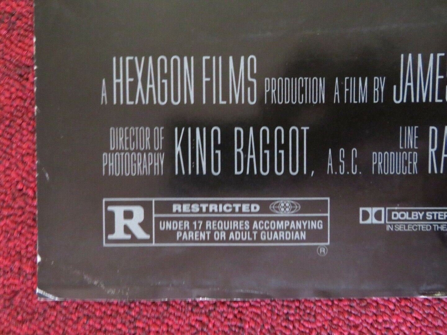 BOILING POINT ONE FOLDED US ONE SHEET POSTER WESLEY SNIPES DENNIS HOPPER 1993 - Rendezvous Cinema