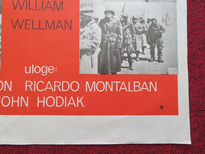 BOJISTE / BATTLEGROUND YUGOSLAVIAN (19.5"x 27.5") POSTER VAN JOHNSON 1949 Movie posters