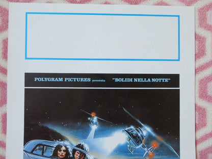 BOLIDI NELLA NOTTE ITALIAN LOCANDINA (27.5"x13") POSTER HARRY HAMLIN 1982 Movie posters