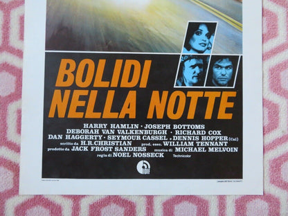 BOLIDI NELLA NOTTE ITALIAN LOCANDINA (27.5"x13") POSTER HARRY HAMLIN 1982 Movie posters