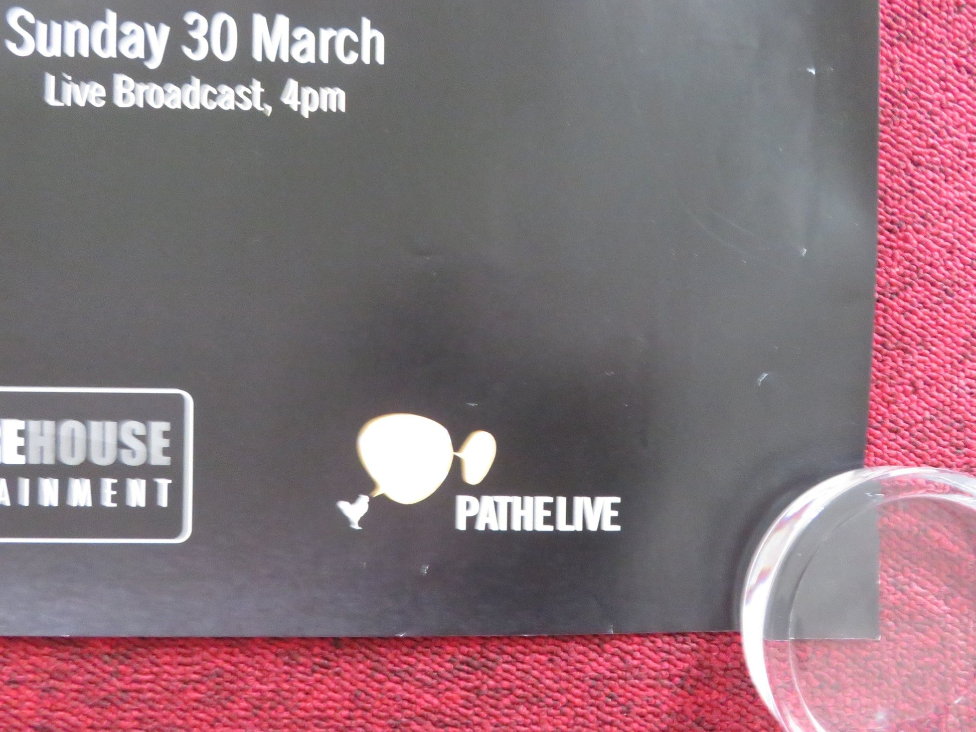 BOLSHOI BALLET 2013 - 2014 UK QUAD (30"x 40") ROLLED POSTER SPARTACUS 2014 Rendezvous Cinema Movie posters