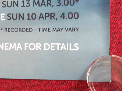 BOLSHOI BALLET 2015 UK QUAD ROLLED POSTER 2015 Rendezvous Cinema Movie posters