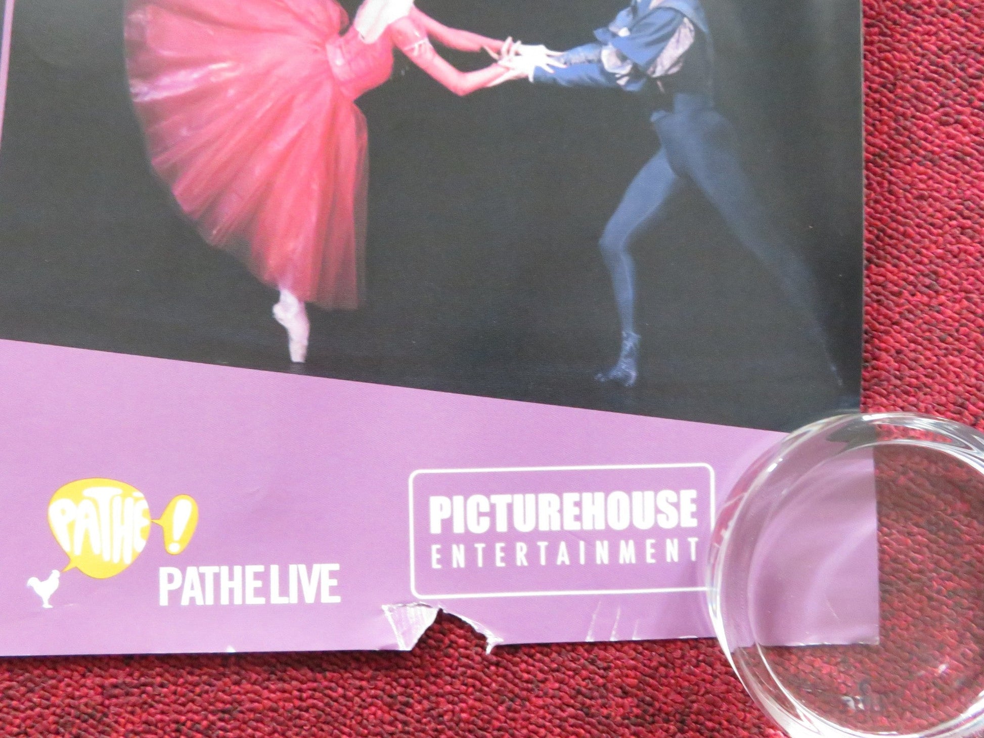 BOLSHOI BALLET - 8 EXCEPTIONAL BALLETS IN YOUR CINEMA UK QUAD ROLLED POSTER 2012 Rendezvous Cinema Movie posters