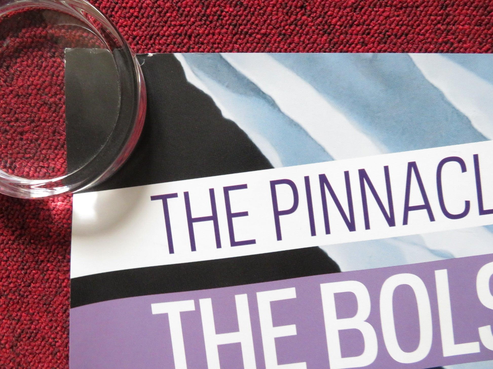 BOLSHOI BALLET - 8 EXCEPTIONAL BALLETS IN YOUR CINEMA UK QUAD ROLLED POSTER 2012 Rendezvous Cinema Movie posters