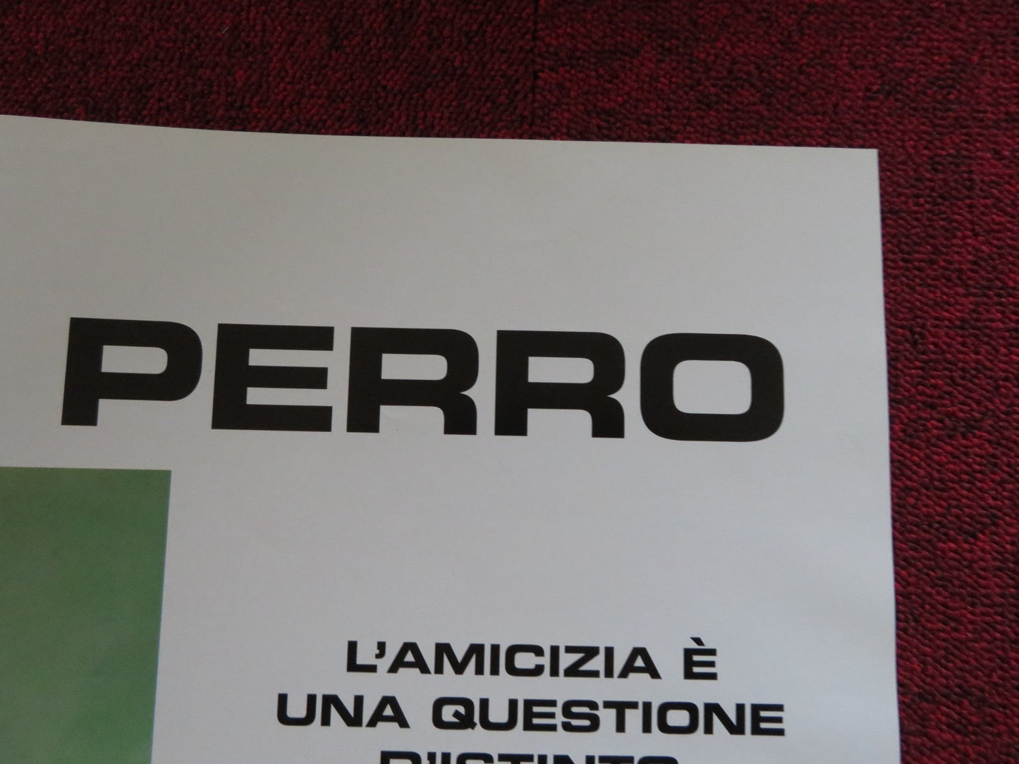 BOMBON EL PERRO - D ITALIAN FOTOBUSTA POSTER JUAN VILLEGAS WALTER DONADO 2004 Rendezvous Cinema Movie posters