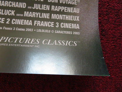 BON VOYAGE US ONE SHEET ROLLED POSTER ISABELLE ADJANI GERARD DEPARDIEU 2003 Movie posters