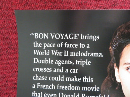 BON VOYAGE US ONE SHEET ROLLED POSTER ISABELLE ADJANI GERARD DEPARDIEU 2003 Movie posters