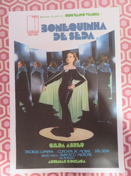 BONEQUINHA DE SEDA PORTUGUESE (36"x 25") POSTER GILDA ABREU 1980 Movie posters