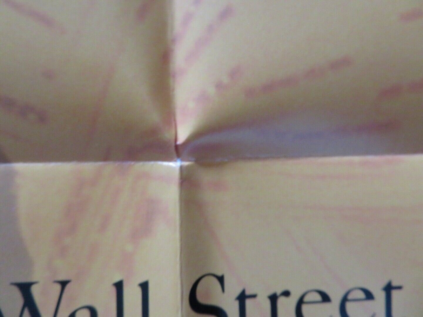 BONFIRE OF THE VANITIES FOLDED US ONE SHEET POSTER TOM HANKS BRUCE WILLIS 1990 Movie posters