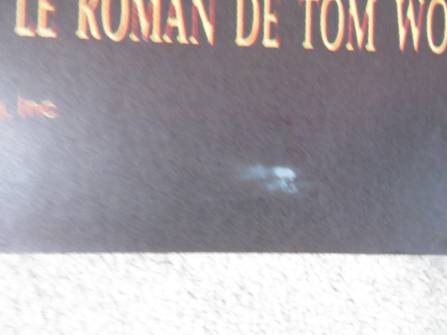 BONFIRE OF THE VANITIES FRENCH GRANDE POSTER TOM HANKS BRUCE WILLIS 1990 Rendezvous Cinema Movie posters