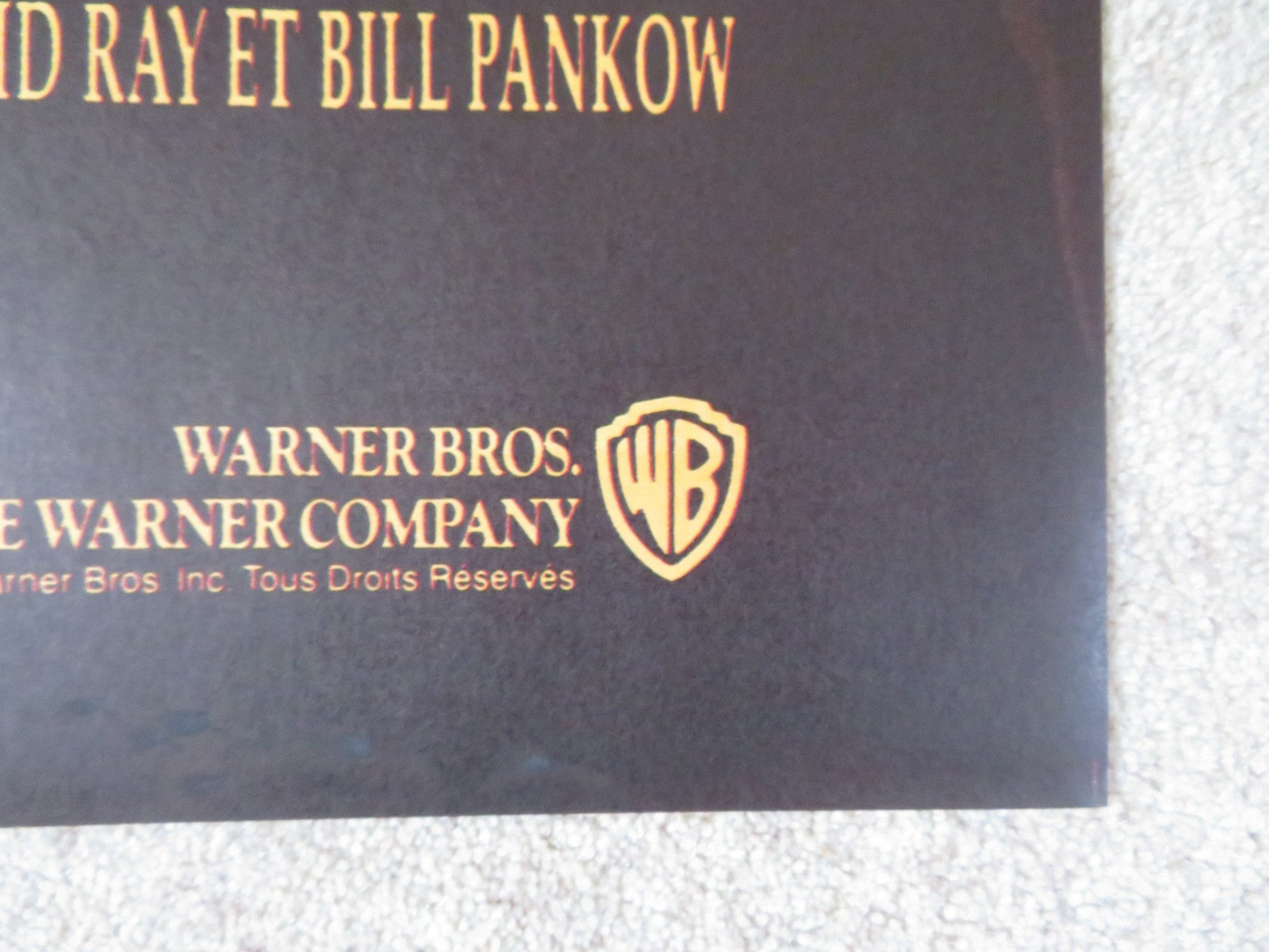 BONFIRE OF THE VANITIES FRENCH GRANDE POSTER TOM HANKS BRUCE WILLIS 1990 Rendezvous Cinema Movie posters