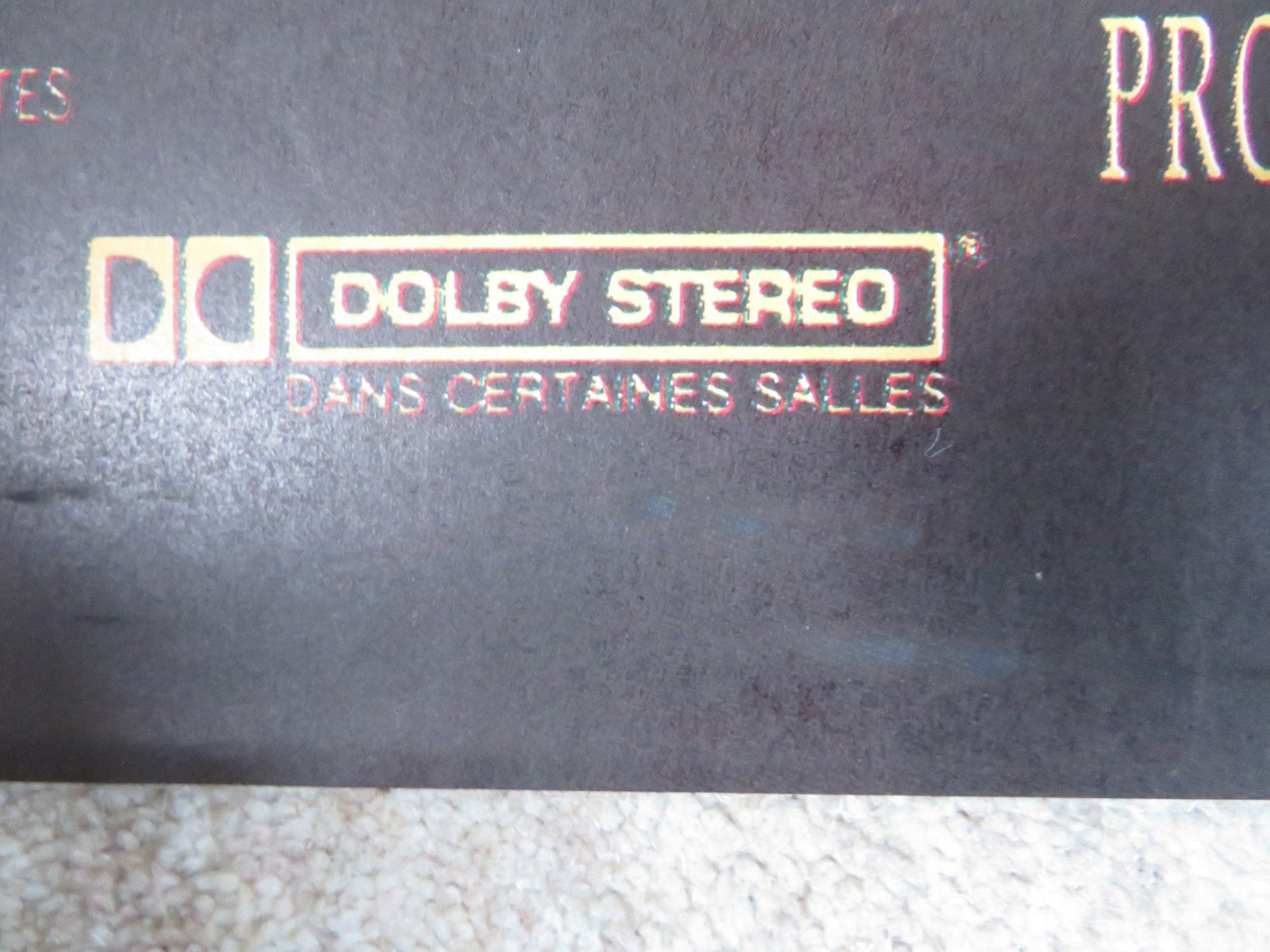 BONFIRE OF THE VANITIES FRENCH GRANDE POSTER TOM HANKS BRUCE WILLIS 1990 Rendezvous Cinema Movie posters