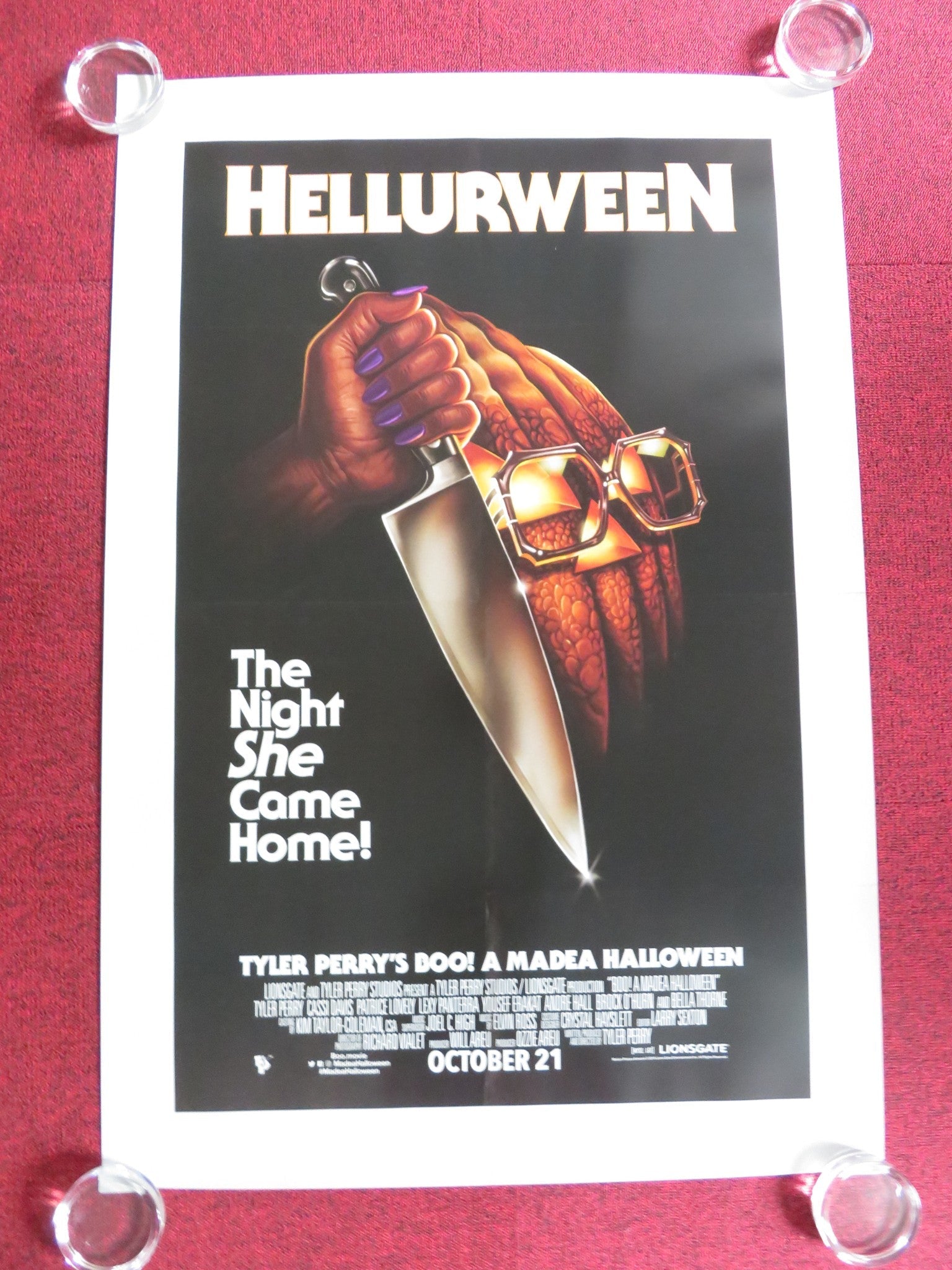 BOO! A MADEA HALLOWEEN US ONE SHEET ROLLED POSTER TYLER PERRY CASSI DAVIS 2016 Rendezvous Cinema Movie posters