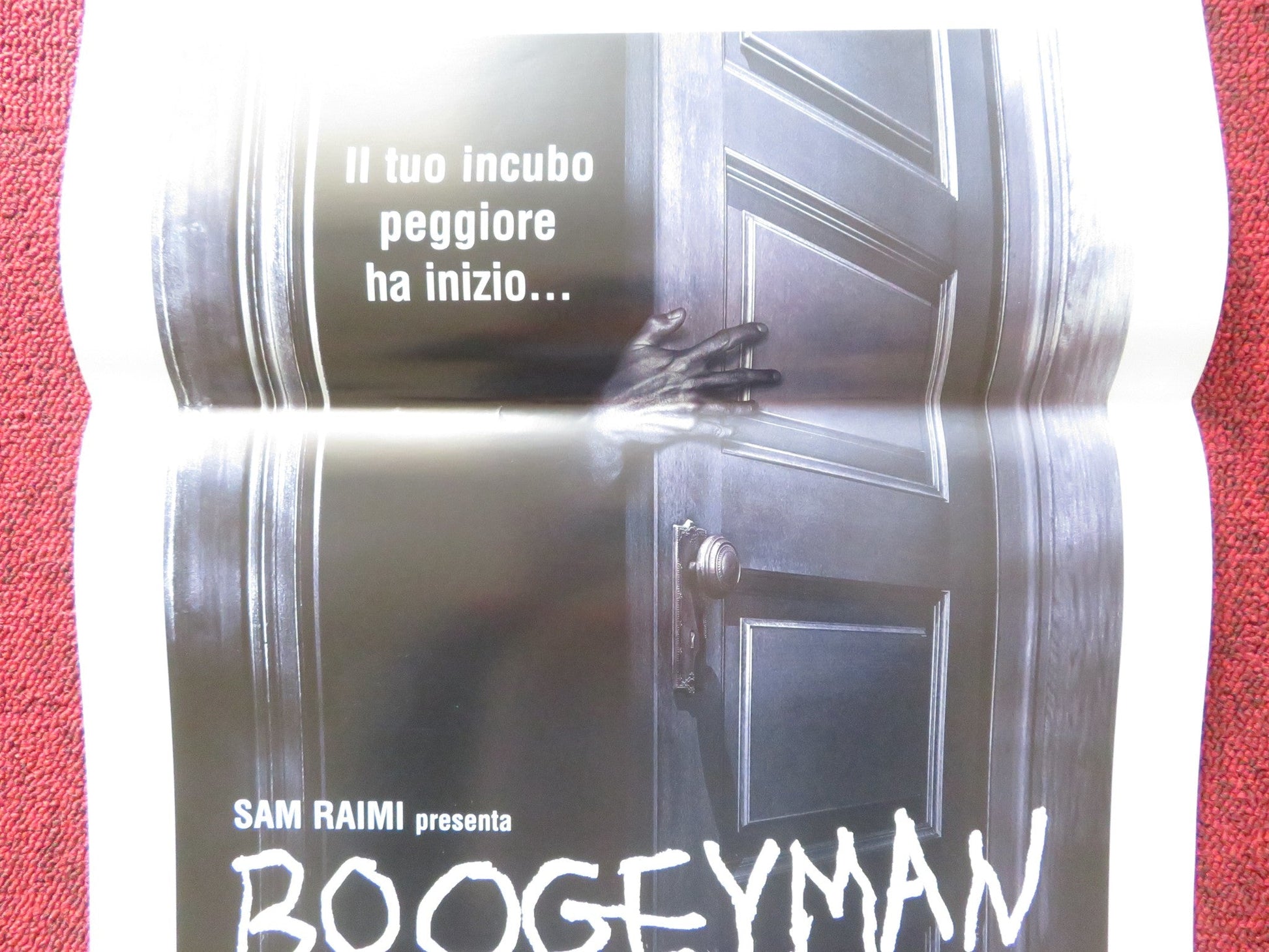 BOOGEYMAN ITALIAN LOCANDINA POSTER SAMI RAMI BARRY WATSON 2005 Rendezvous Cinema Movie posters