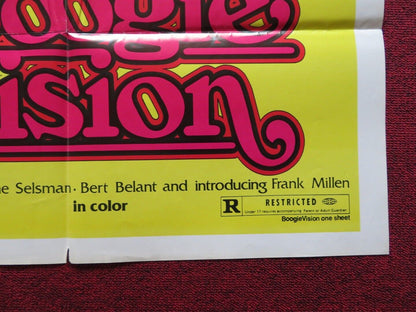 BOOGIEVISION FOLDED US ONE SHEET POSTER BERT BELANT MICHAEL BLAKNEY 1977 Movie posters