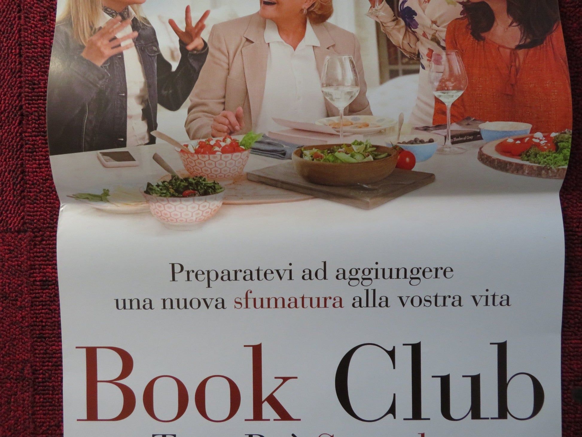 BOOK CLUB ITALIAN LOCANDINA POSTER DIANE KEATON JANE FONDA 2018 Rendezvous Cinema Movie posters