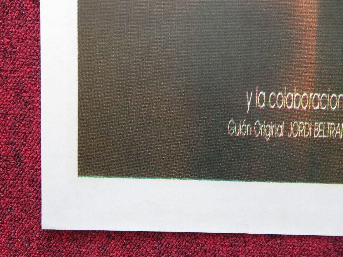 BOOM BOOM SPANISH ONE SHEET FOLDED POSTER VIKTOR LAZIO SERGI MATEU 1990 Movie posters