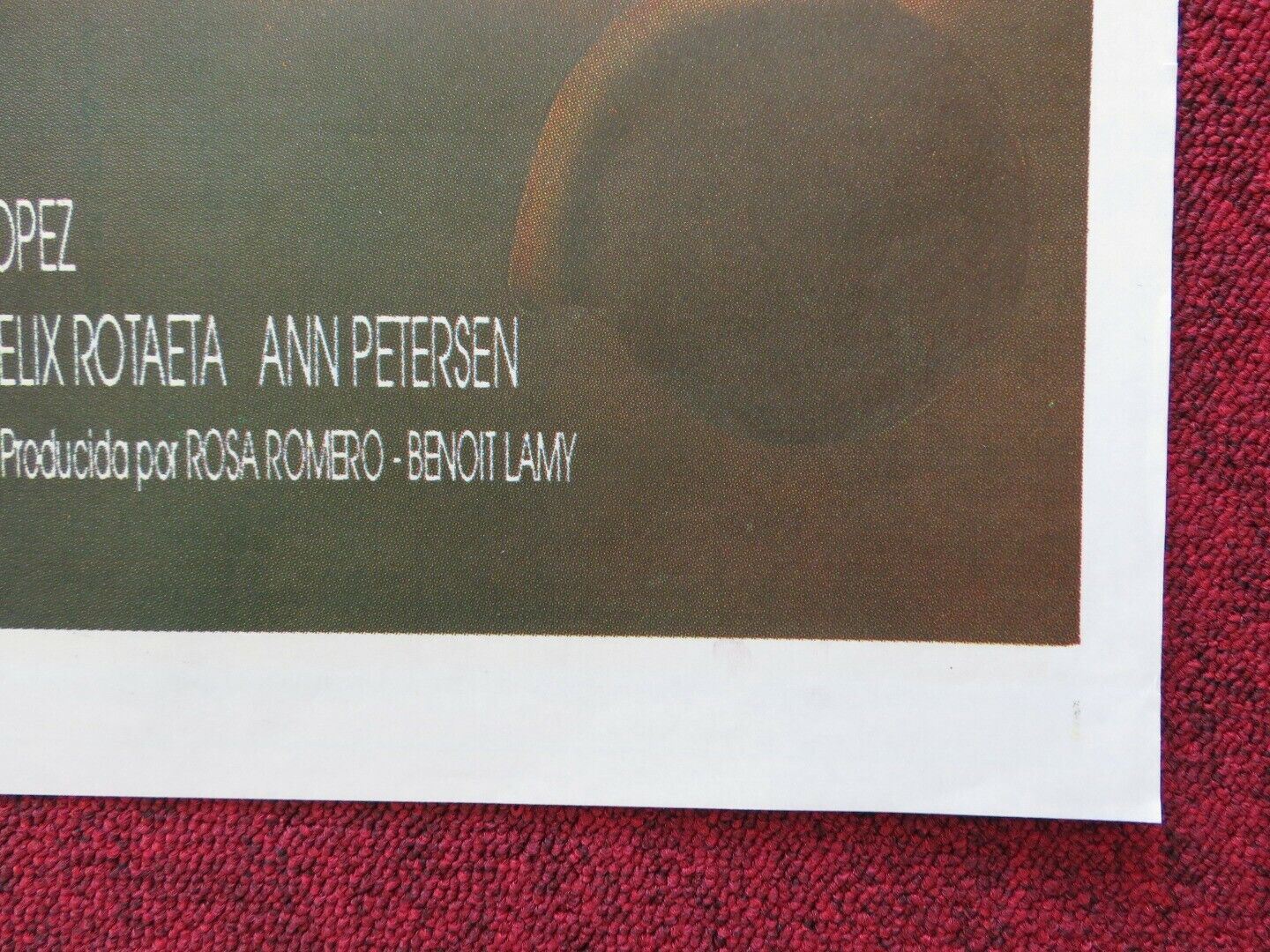 BOOM BOOM SPANISH ONE SHEET FOLDED POSTER VIKTOR LAZIO SERGI MATEU 1990 Movie posters