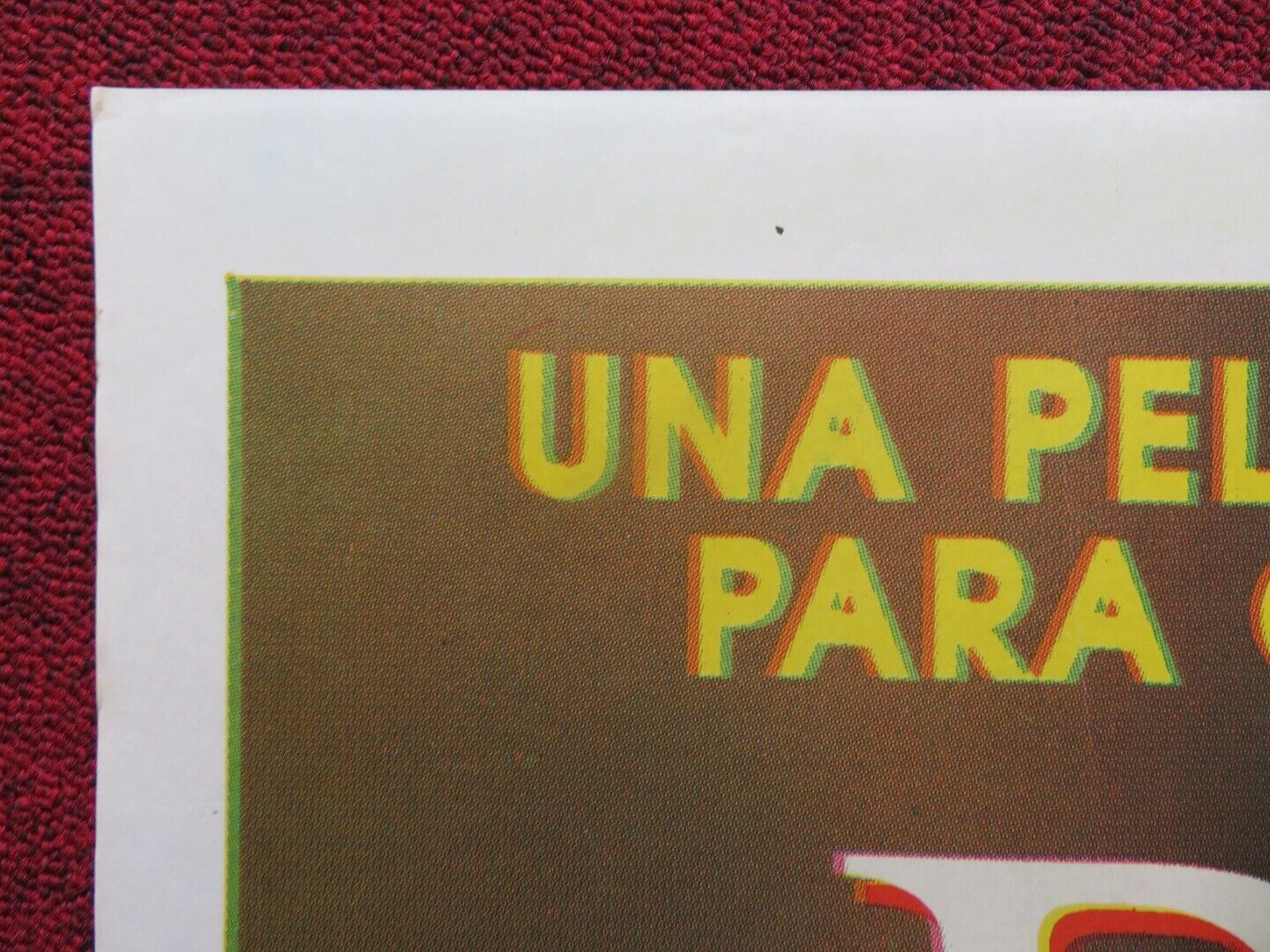 BOOM BOOM SPANISH ONE SHEET FOLDED POSTER VIKTOR LAZIO SERGI MATEU 1990 Movie posters