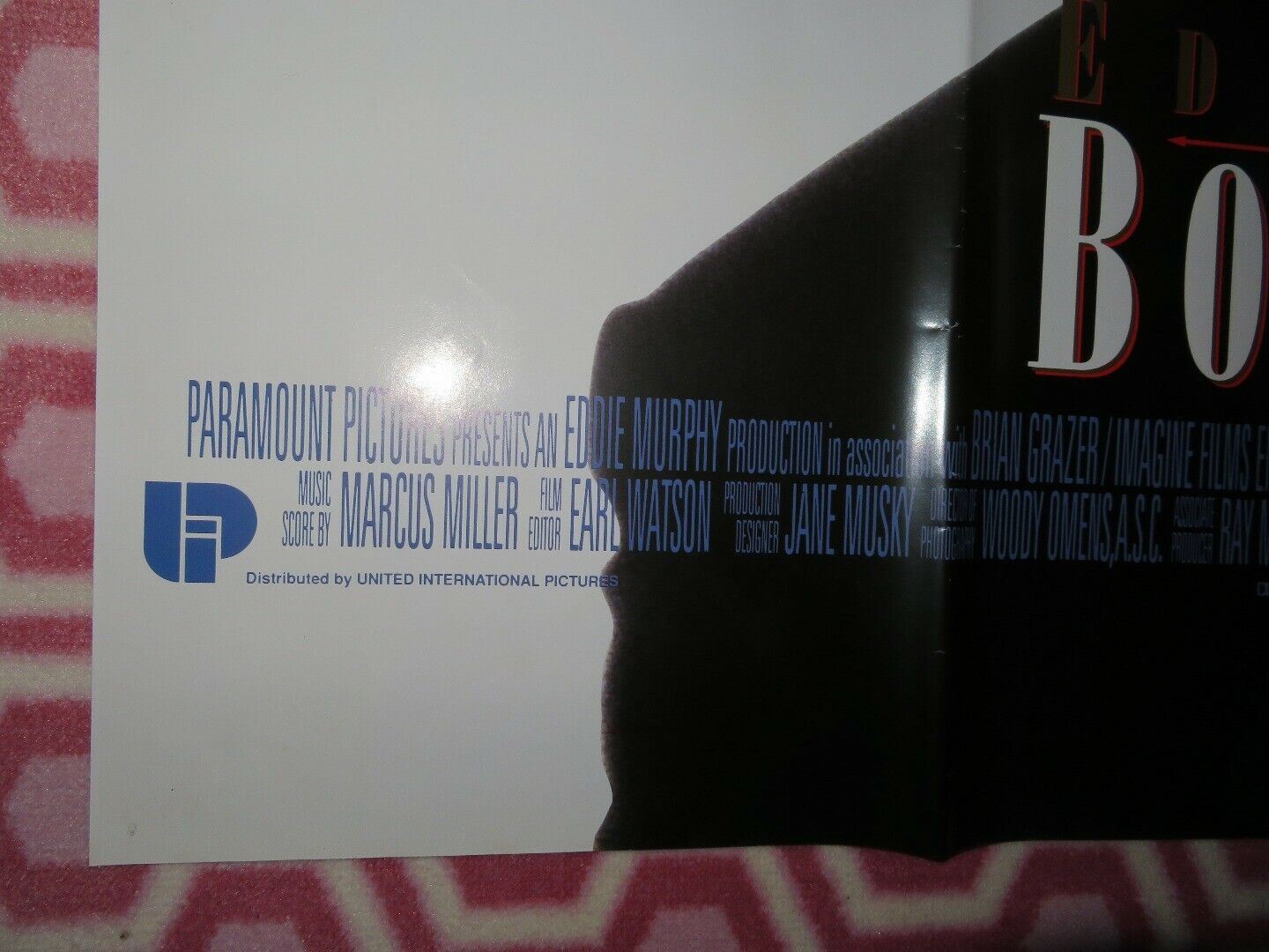 BOOMERANG BRITISH QUAD (30"x40") POSTER EDDIE MURPHY HALLE BERRY MARTIN LAWRENCE Rendezvous Cinema Movie posters