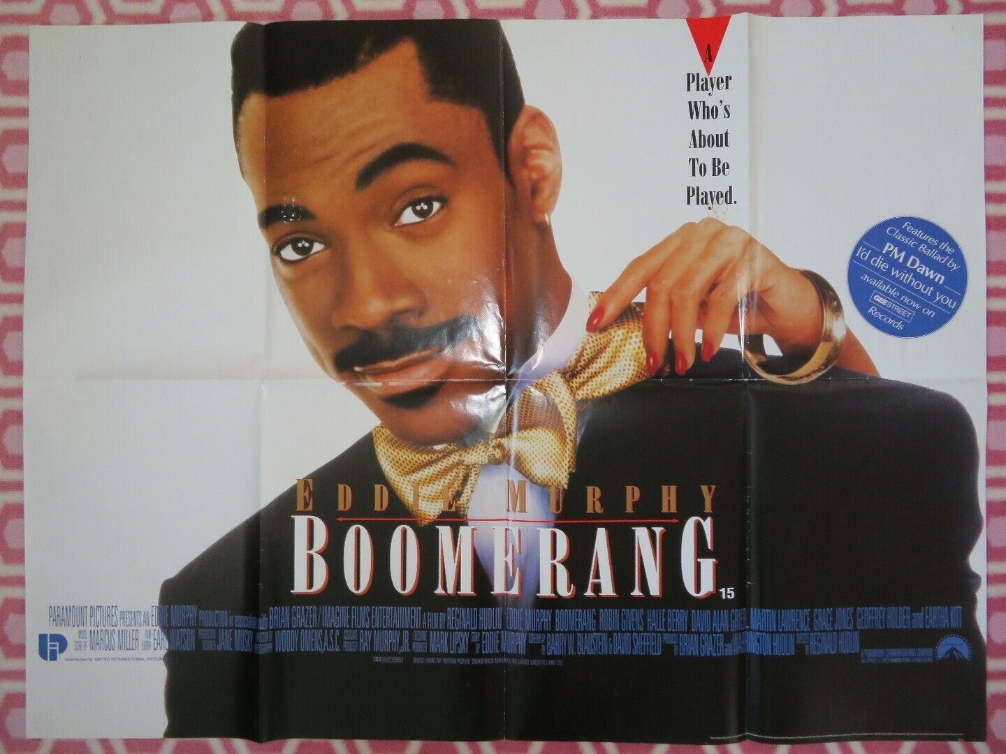 BOOMERANG BRITISH QUAD (30"x40") POSTER EDDIE MURPHY HALLE BERRY MARTIN LAWRENCE Rendezvous Cinema Movie posters
