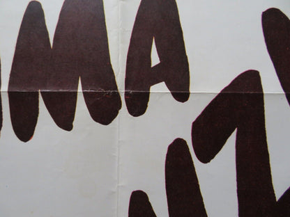 BOOMERANG SPANISH ROLLED POSTER ALAIN DELON CARLA GRAVINA 1976 Movie posters