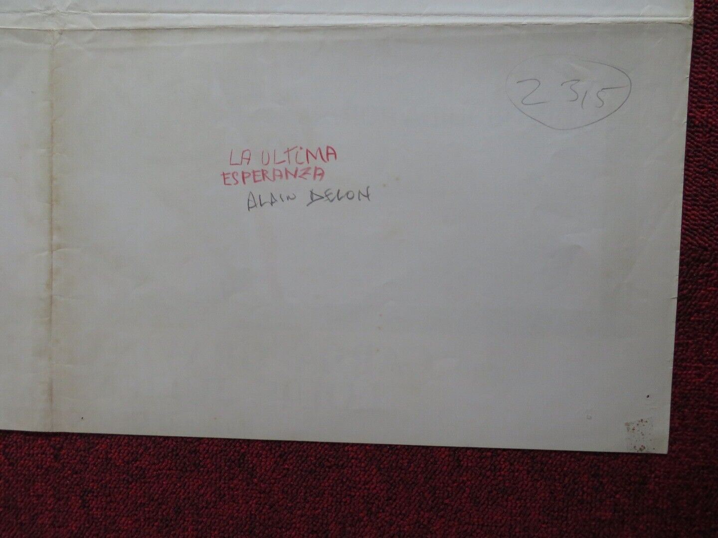 BOOMERANG SPANISH ROLLED POSTER ALAIN DELON CARLA GRAVINA 1976 Movie posters